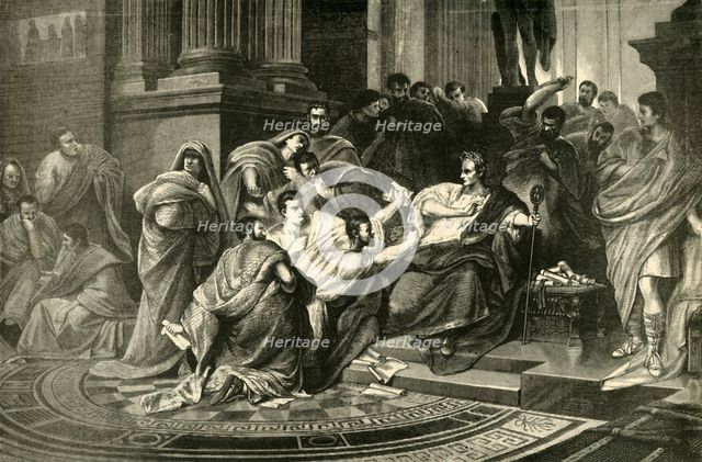 'Assassination of Julius Caesar', 1890.   Creator: Unknown.