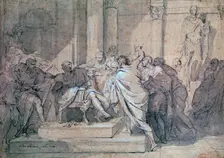 Assassination of Julius Caesar c1749-1821. Artist: Laurent Pecheux