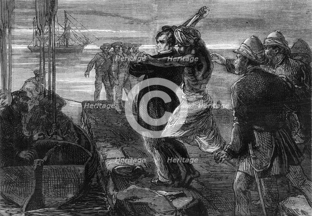 'Assassination of Lord Mayo', c1891. Creator: James Grant.