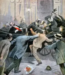 Assassination of Marie François Sadi Carnot, President of the French Third Republic, 1894