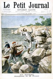 Assassination of M.Pouzet, 1901