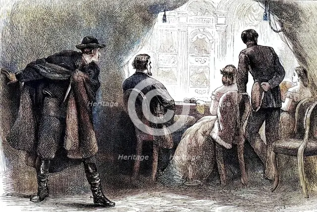 Assassination of President Lincoln, Washington DC, 1865 (c1880). Creator: Unknown.
