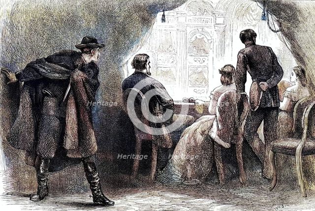 Assassination of President Lincoln, Washington DC, 1865 (c1880). Creator: Unknown.