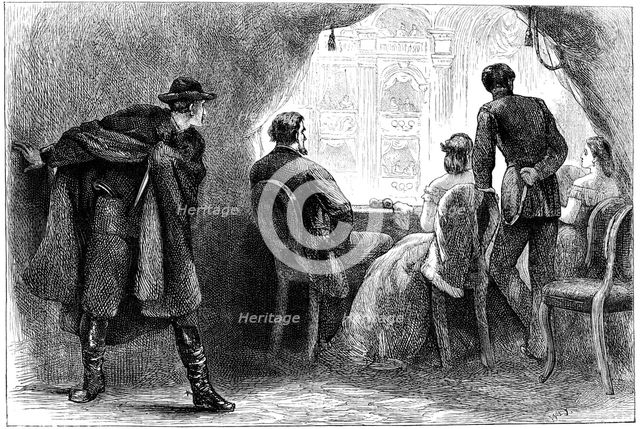 Assassination of President Lincoln, Washington DC, 1865 (c1880). Artist: Unknown