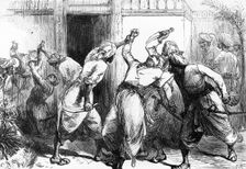 Assassination of Sir Alexander Burnes c1891. Creator: James Grant