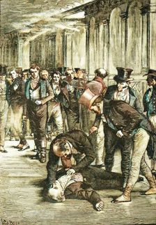 Assassination of Spencer Perceval, 1812 (1906). Creator: Unknown