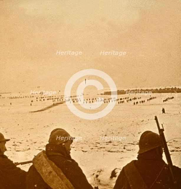 Assault waves, c1914-c1918. Artist: Unknown.