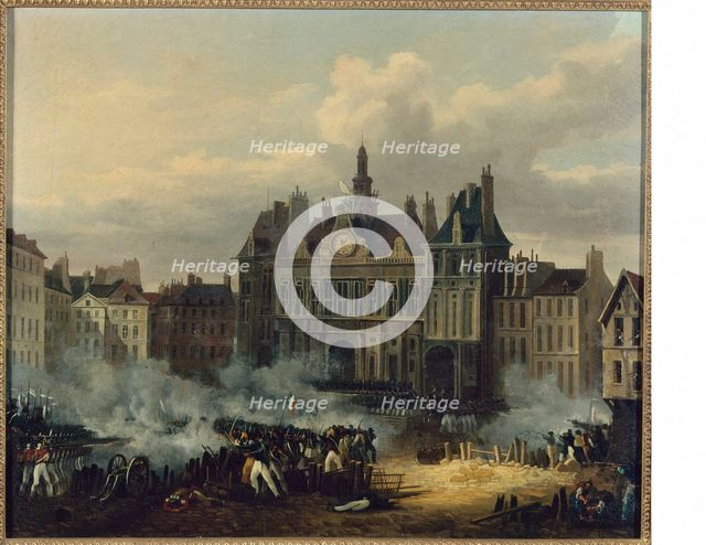 Assault on the Hotel de Ville, July 28, 1830, (c1830). Creator: Unknown.