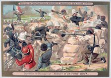 Assault on a Hova Fort Madagascar, 1883-1896