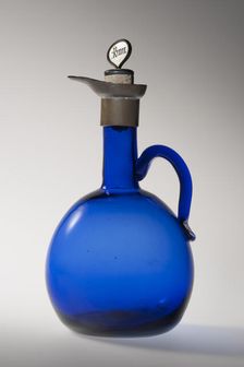 Assembled Flagon And Stopper, c1900-50. Creator: Unknown