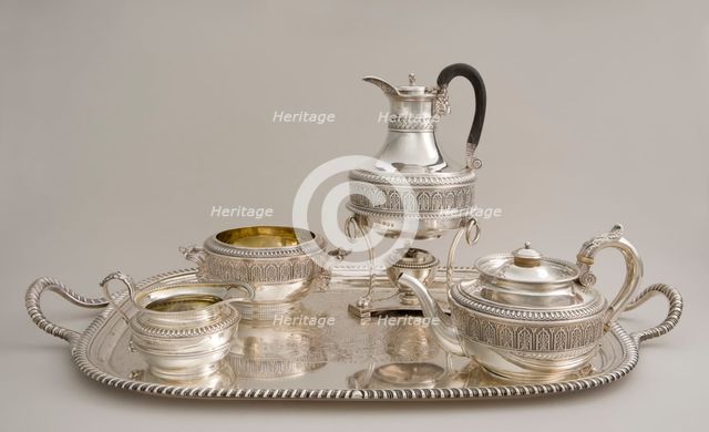 Assembled Tea Service, 1806/7. Creator: Paul Storr.