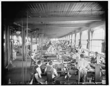 Assembling department, National Cash Register, Dayton, Ohio, c1902. Creator: William H. Jackson