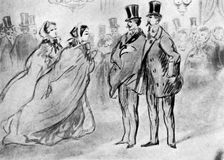 Assembly 19th century, (1930).Artist: Constantin Guys