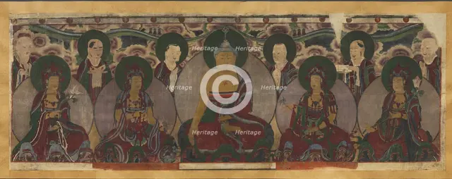 Assembly of Buddhist Deities, 1846. Creator: Unknown.