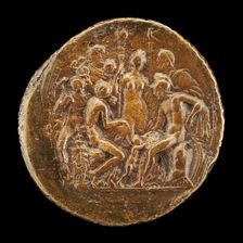 Assembly of the Gods [reverse], 16th century. Creator: Unknown