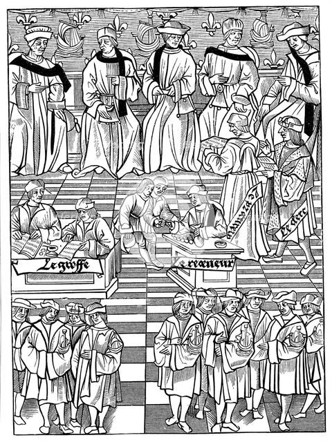 Assembly of the Provostship of the Merchants of Paris, 1528. Artist: Unknown