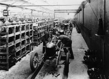 Assembly line of the Morris Bullnose, Cowley, Oxfordshire, 1925