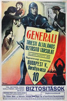 Assicurazioni Generali, 1925. Creator: Nemes, György (1905-1938)