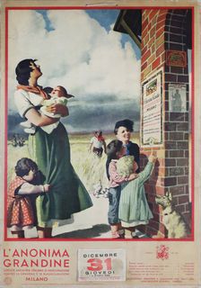Assicurazioni Generali S.p.A., 1936. Creator: Boccasile, Gino (1901-1952)
