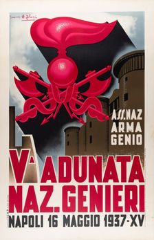 Associazione Nazionale Arma del Genio. V Adunata Nazionale Genieri, Napoli, 1937. Creator: Filosi, F. (active 1930s)