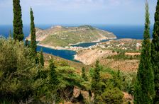 Assos, Kefalonia, Greece. Creator: Peter Thompson