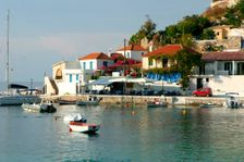 Assos, Kefalonia, Greece. Creator: Peter Thompson