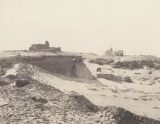 Assouan, Ruines de l'Ancienne Enciente Arabe, au Sud-Est de la Ville, 1851-52, printed 1853-54. Creator: Félix Teynard