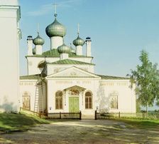 Assumption Church on Prince Fedor's side [of the city], 1910. Creator: Sergey Mikhaylovich Prokudin-Gorsky
