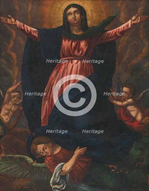 Assumption of the Blessed Virgin Mary / Blessed Virgin Mary Immaculata, 1830-1850. Creator: Maximilián Ratskay.