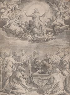 Assumption of the Virgin, 1574-99. Creator: Aliprando Caprioli