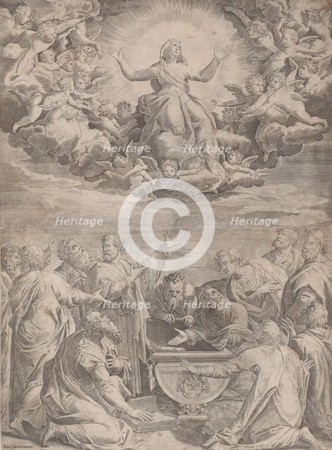 Assumption of the Virgin, 1574-99. Creator: Aliprando Caprioli.