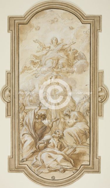 Assumption of the Virgin, n.d. Creators: Giacinto Calandrucci, Virgin Mary.