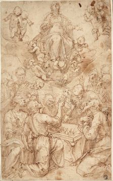 Assumption of the Virgin, n.d. Creators: Guglielmo Caccia, Marcello Venusti
