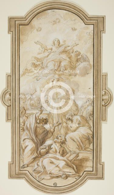 Assumption of the Virgin, n.d. Creators: Giacinto Calandrucci, Virgin Mary.