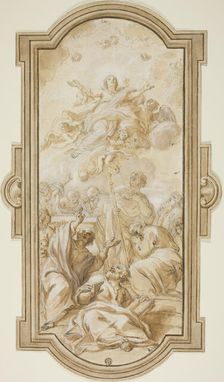 Assumption of the Virgin, n.d. Creators: Giacinto Calandrucci, Virgin Mary