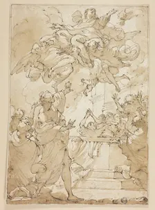 Assumption of the Virgin, c. 1780. Creator: Ubaldo Gandolfi