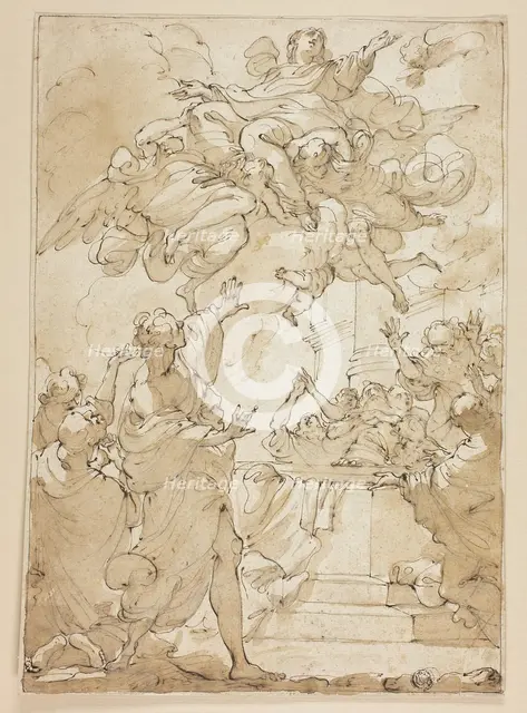 Assumption of the Virgin, c. 1780. Creator: Ubaldo Gandolfi.