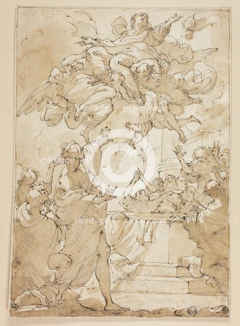 Assumption of the Virgin, c. 1780. Creator: Ubaldo Gandolfi.