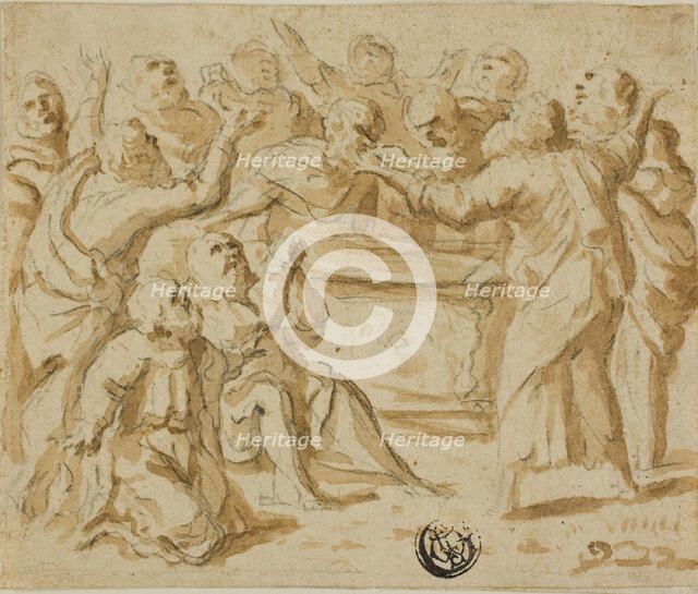 Assumption of the Virgin: Lower Half, 1600/10. Creator: Marcantonio Bassetti.