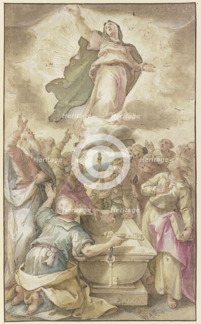 Assumption of Mary, 1599. Creator: Johannes Rottenhammer the elder.