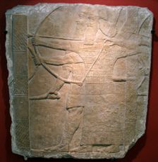 Assyrian warriors, 8th century BC. Creator: Assyrian Art