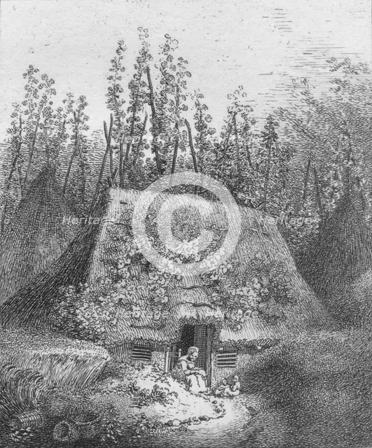 'At Cobham, Surrey', 1797. Artist: John Thomas Smith.