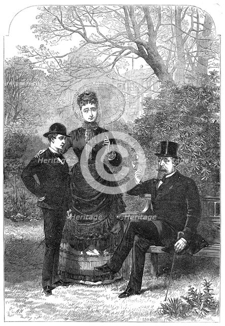 At Camden Place, Chiselhurst [sic], 1871. Creator: Unknown.