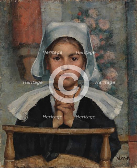 At Church, 1884. Creator: Maria Wiik.
