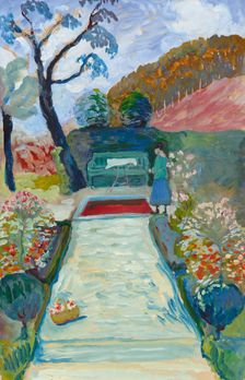 At Cuno Amiet, 1919. Creator: Werefkin, Marianne, von (1860-1938)
