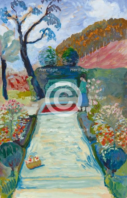 At Cuno Amiet, 1919. Creator: Werefkin, Marianne, von (1860-1938).