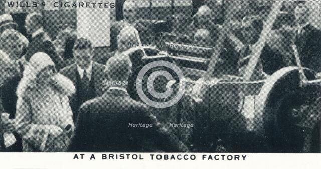 'At a Bristol Tobacco Factory', 1928 (1937). Creator: Unknown.