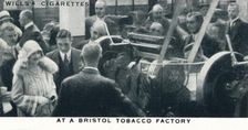 At a Bristol Tobacco Factory 1928 (1937). Creator: Unknown