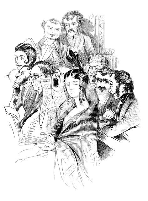'At a Concert', 19th century. Artist: Unknown