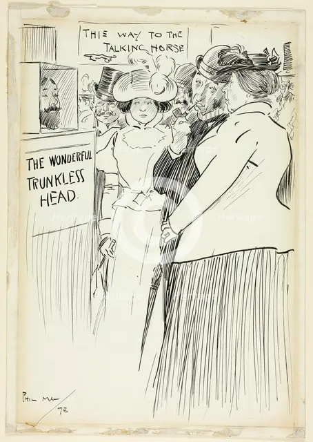 At a County Fair, 1898. Creator: Philip William May.